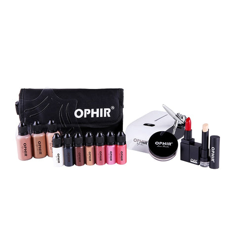 OPHIR Pro Makeup Set Airbrush Makeup System Kit !