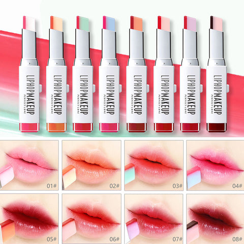 Hot Sale Women Double Color Lipstick !