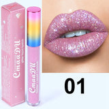 Glitter Lips Make Up Liquid Lipstick Waterproof !!