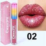 Glitter Lips Make Up Liquid Lipstick Waterproof !!