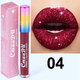 Glitter Lips Make Up Liquid Lipstick Waterproof !!