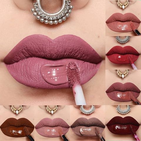 24 Color Lipsticks Matte Waterproof !