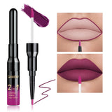 2 in 1 Double Head Liquid Matte Lipstick!