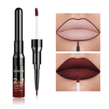 2 in 1 Double Head Liquid Matte Lipstick!