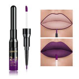 2 in 1 Double Head Liquid Matte Lipstick!