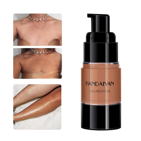 ๑HANDAIYAN  Legs Body Facial Copper Color Sunscreen Cream Liquid Foundation