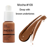 ๑PHOERA Whitening Liquid Full Cover Concealer Foundation
