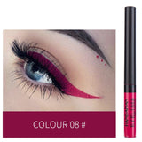 ☌ HANDAIYAN 12 Colors Waterproof Liquid Eyeliner