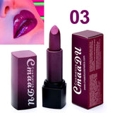 CmaaDu 1Pc Shimmer Diamond Color Metallic moisturizing Lipstick !