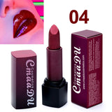 CmaaDu 1Pc Shimmer Diamond Color Metallic moisturizing Lipstick !
