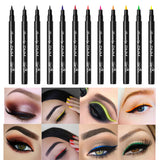 ☌ 12 Colors Eyeliner Pencil