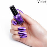 ۰Fashion Mirror Nail Polish Silver
