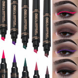 ☌ 12 Color Eyeliner Stamp Pencil