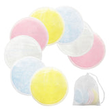 •8PCs Reusable Cotton Pads Make Up Facial Remover