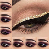 ☌ 16 Color Liquid Eyeliner Shimmer Metallic Eyes Makeup