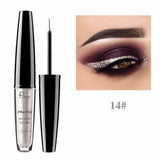 ☌ 16 Color Liquid Eyeliner Shimmer Metallic Eyes Makeup