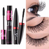 ︵2pcs mascara + Silk Magic Black 4d silk fiber eyelash mascara