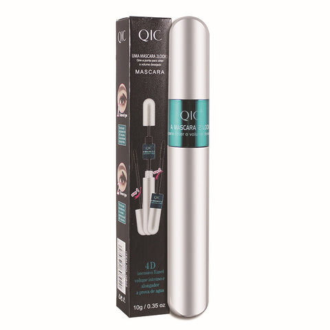 ︵QIC 2 in 1 false eyelashes 4D Silk Fiber rimel Makeup