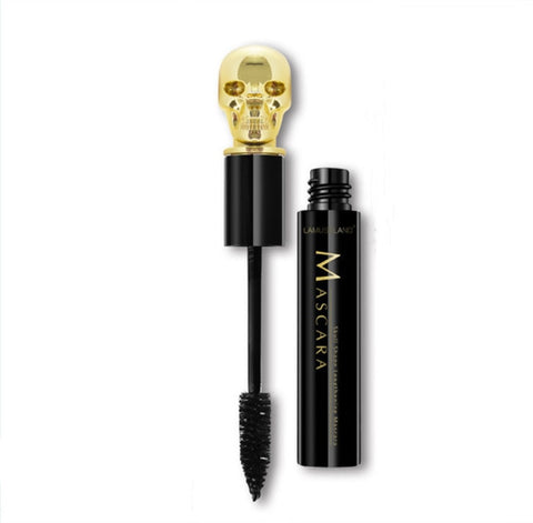 ︵Thick Black Chiffon Skull Mascara