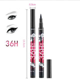 ☌ 1PC Black 36H Waterproof Eyeliner Pencil