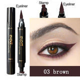 ☌ Evpct  2 In1 Liquid Glitter Eyeliner Stamp
