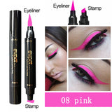 ☌ Evpct  2 In1 Liquid Glitter Eyeliner Stamp