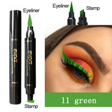 ☌ Evpct  2 In1 Liquid Glitter Eyeliner Stamp