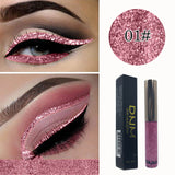DNM Shimmer Flash Liquid Eyeliner Pencil Makeup Long Lasting Quick Dry Glitter Eye Liner Pen Waterproof Cosmetic Set TSLM1