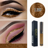 DNM Shimmer Flash Liquid Eyeliner Pencil Makeup Long Lasting Quick Dry Glitter Eye Liner Pen Waterproof Cosmetic Set TSLM1