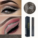 DNM Shimmer Flash Liquid Eyeliner Pencil Makeup Long Lasting Quick Dry Glitter Eye Liner Pen Waterproof Cosmetic Set TSLM1
