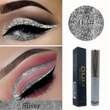 DNM Shimmer Flash Liquid Eyeliner Pencil Makeup Long Lasting Quick Dry Glitter Eye Liner Pen Waterproof Cosmetic Set TSLM1