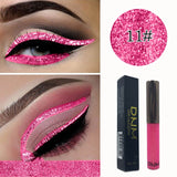 DNM Shimmer Flash Liquid Eyeliner Pencil Makeup Long Lasting Quick Dry Glitter Eye Liner Pen Waterproof Cosmetic Set TSLM1