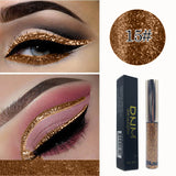 DNM Shimmer Flash Liquid Eyeliner Pencil Makeup Long Lasting Quick Dry Glitter Eye Liner Pen Waterproof Cosmetic Set TSLM1