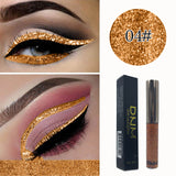 DNM Shimmer Flash Liquid Eyeliner Pencil Makeup Long Lasting Quick Dry Glitter Eye Liner Pen Waterproof Cosmetic Set TSLM1