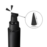 ☌ 1 Pcs 2-in-1Double-Headed Seal Black Eyeliner Triangle Seal Eyeliner
