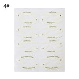 ☌ Eyeliner Drawing Template Stickers