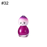 ۰New 6ml Doll Design Clear Kids Nail Polish