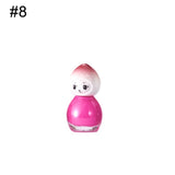 ۰New 6ml Doll Design Clear Kids Nail Polish