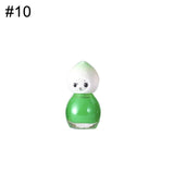 ۰New 6ml Doll Design Clear Kids Nail Polish