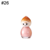 ۰New 6ml Doll Design Clear Kids Nail Polish
