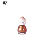 ۰New 6ml Doll Design Clear Kids Nail Polish