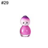 ۰New 6ml Doll Design Clear Kids Nail Polish