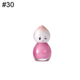 ۰New 6ml Doll Design Clear Kids Nail Polish